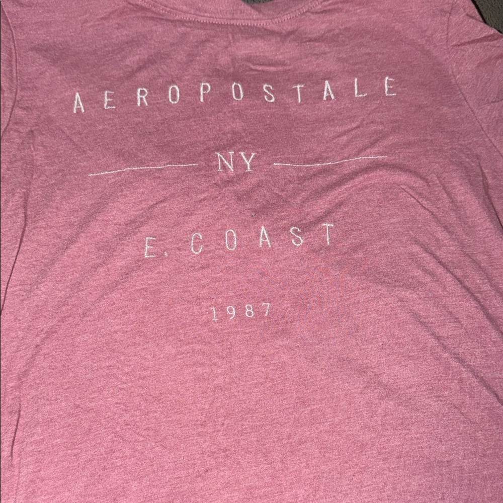 Aeropostale Pink NY Graphic T-Shirt